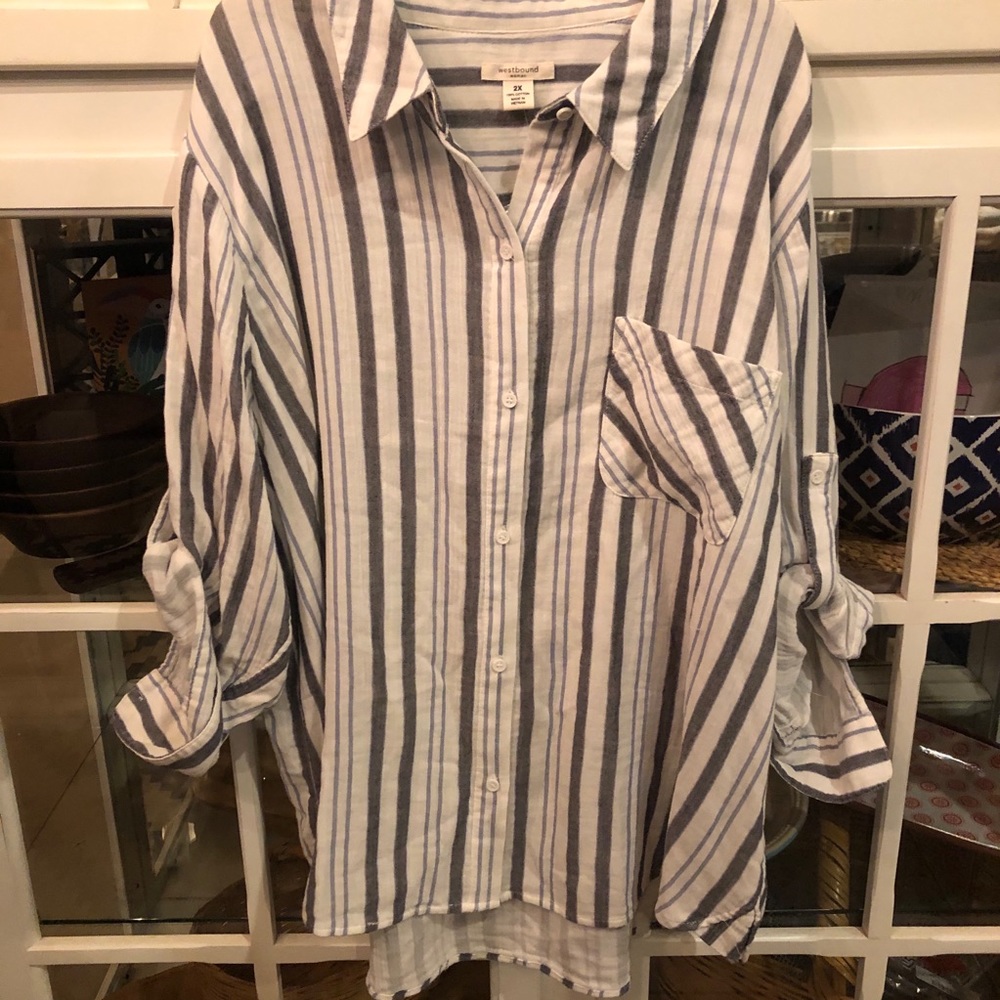 Westbound Ladies Plus Size BohoTop NWT Size 2X